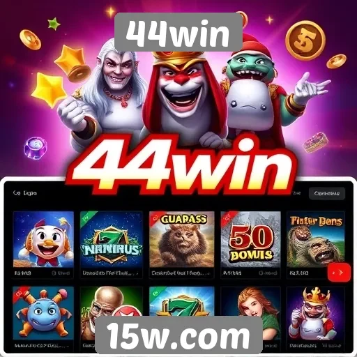 Variedades de jogos disponíveis no 44win