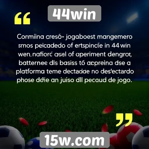 Opiniões de jogadores sobre a experiência no 44win